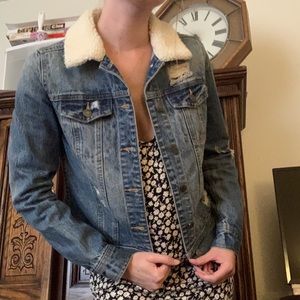 Distressed Jean Jacket